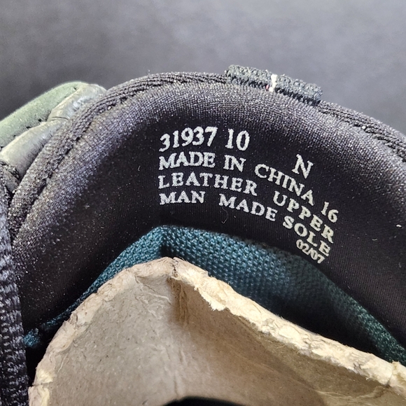 Clarks Men's Travel Trek Black Leather Shoes 10 N - Picture 4 of 6